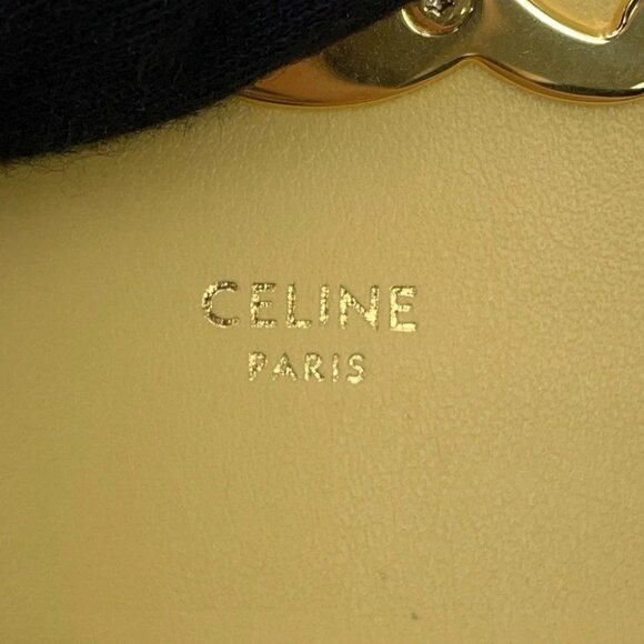 CELINE Triomphe belt bag Leather Yellow 45BCN3 - Picture 11 of 13